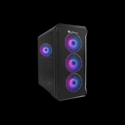 GENESIS IRID 503 ARGB Pc case, Micro tower, 2xUSB 2.0, 2x Jack, 1xUSB 3.0, Black, Genesis, IRID 503 ARGB, Black, ATX