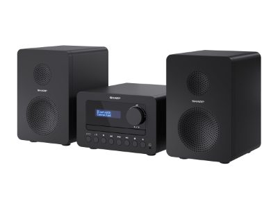 Sharp XL-B520D(BK) Tokyo Hi-Fi Micro System 2.0, FM/DAB/DAB+/USB, CD, Bluetooth 5.0, Aux-in, Black, Sharp, Tokyo Hi-Fi Micro System 2.0, XL-B520D(BK), Bluetooth, Black