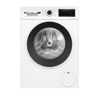 Washing Machine with Dryer, WNG2540LSN, Energy efficiency class D, Front loading, Washing capacity 10.5 kg, 1400 RPM, Depth 64 cm, Width 60 cm, Display, LCD, Drying system, Drying capacity 6 kg, Steam function, White