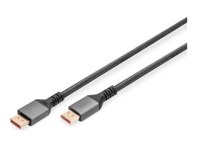 Digitus 16K DisplayPort Connection Cable, Version 2.1, 80G, DisplayPort, 1 m