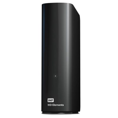 External HDD, WESTERN DIGITAL, Elements Desktop, 6TB, USB 3.0, Drives 1, Black, WDBWLG0060HBK-EESN