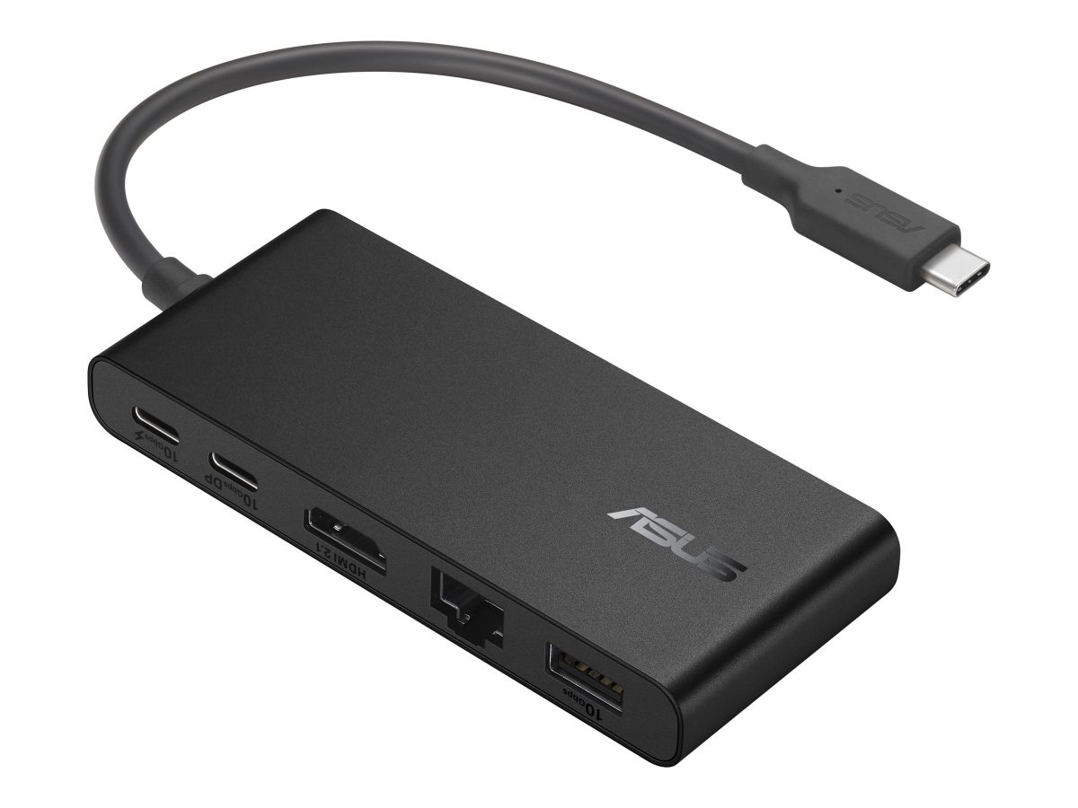 Asus Dual 4K USB-C Dock DC201, Ethernet LAN (RJ-45) ports 1, USB 3.0 (3.1 Gen 1) Type-C ports quantity 3, HDMI ports quantity 1
