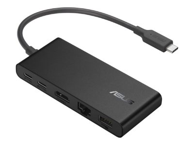 Asus Dual 4K USB-C Dock DC201, Ethernet LAN (RJ-45) ports 1, USB 3.0 (3.1 Gen 1) Type-C ports quantity 3, HDMI ports quantity 1