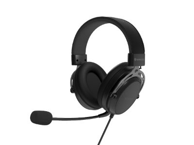 Gaming Headset, Toron 301, Wired, Over-Ear, Microphone, Black