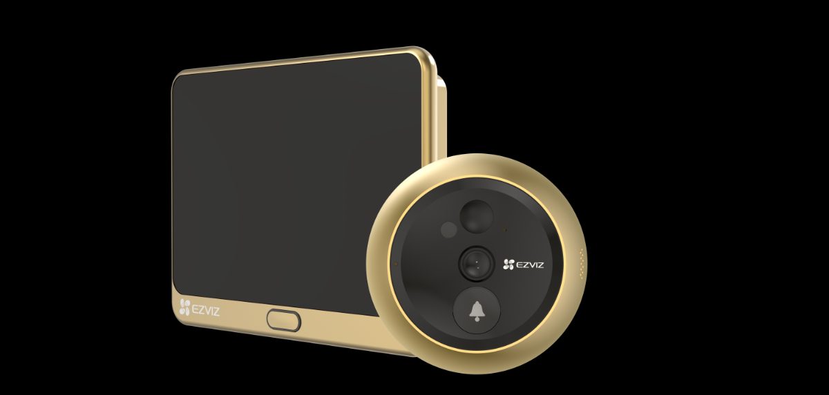 EZVIZ DP2C Smart Door Viewer & Video Doorbell, Wi-Fi, 2MP
