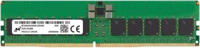 Server Memory Module, MICRON, DDR5, 32 GB, Registered (buffered), 6400 MHz, CL 52, 288-pin DIMM, ECC Yes, MTC20F2085S1RC64BR