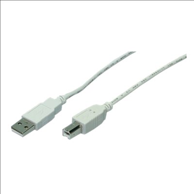 USB 2.0 A to USB 2.0 B Cable, USB A male, USB B male