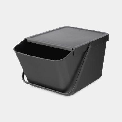 BRABANTIA atkritumu tvertne Sort & Go šķirošanai, 20L, grey