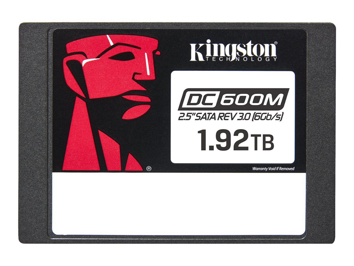 Kingston DC600M, 1920 GB, SSD form factor 2.5", Solid-state drive interface SATA Rev. 3.0, Read speed 560 MB/s, Write speed 530 MB/s
