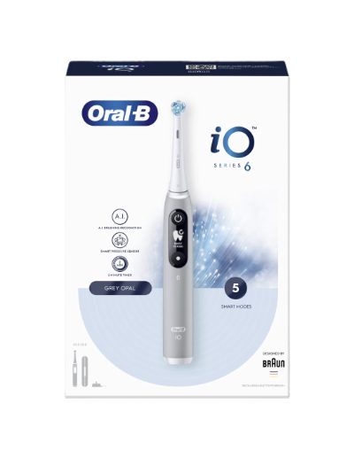 BRAUN Series iO6 el.zobu  birste, Grey Opal