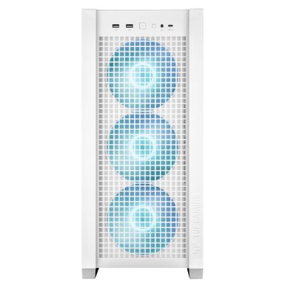 Case, ASUS, TUF Gaming GT302 ARGB, MidiTower, Case product features Transparent panel, Not included, ATX, EATX, MicroATX, MiniITX, Colour White, TUFGAMINGGT302ARGB