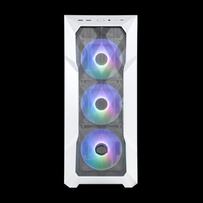 MasterBox TD500 Mesh V2, Side window, White, Mid Tower, ATX