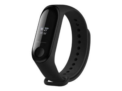 Silicone Strap for Xiaomi Mi Band 3/4, Black