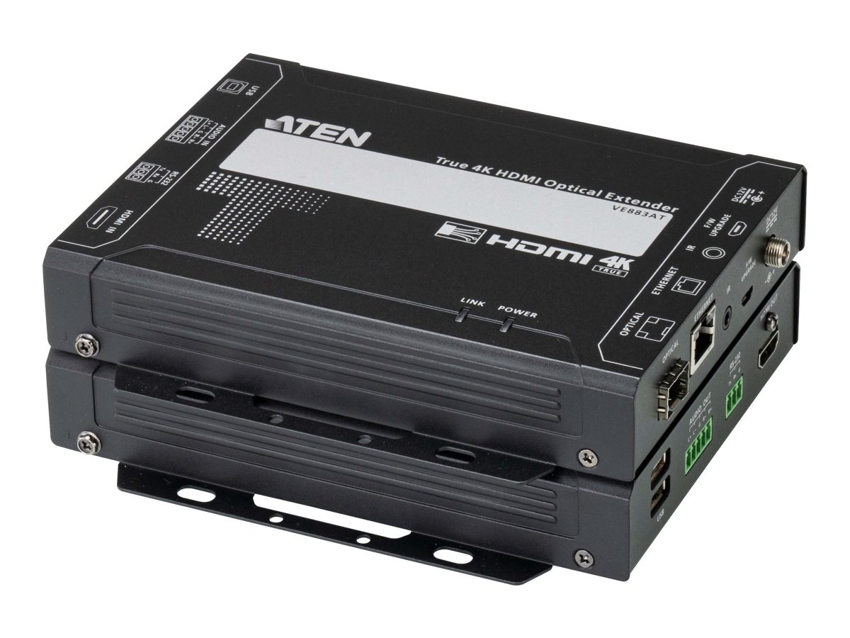 True 4K HDMI Optical Extender (True 4K @ 985FT/300M - SFP+ Duplex Multi Mode), VE883AK1