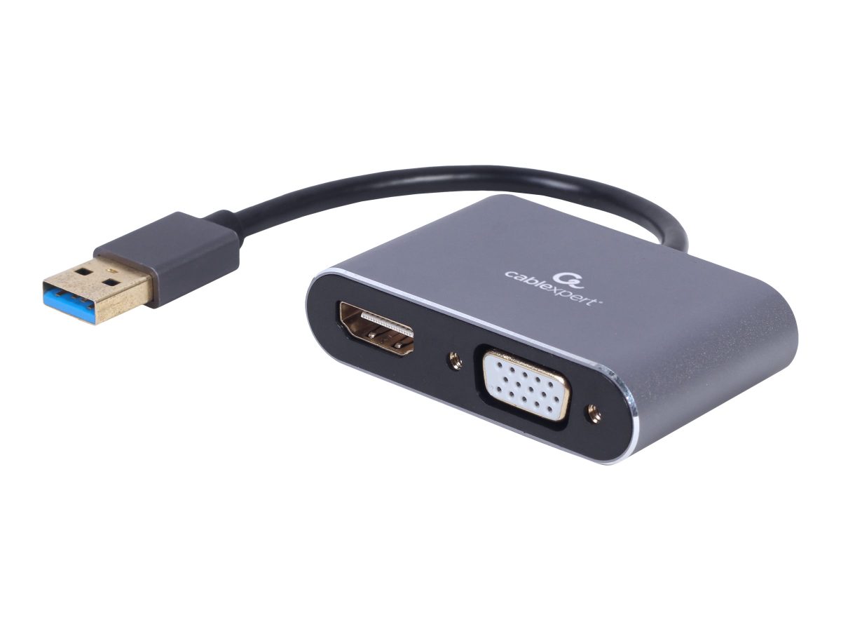 USB display adapter, A-USB3-HDMIVGA-01, USB 3.0 Type-A, 0.15 m