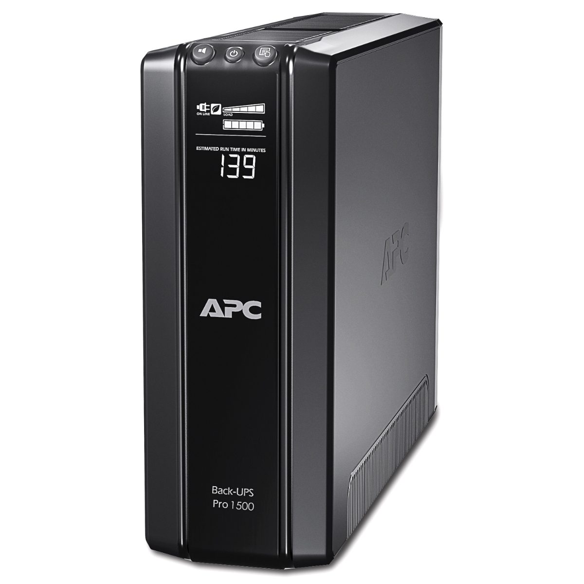 Schneider Electric APC Back-UPS Pro, Tower, 10x IEC C13 outlets, AVR, LCD, user-replaceable battery, BR1500GI, 1500 VA, 865 W, 230 V