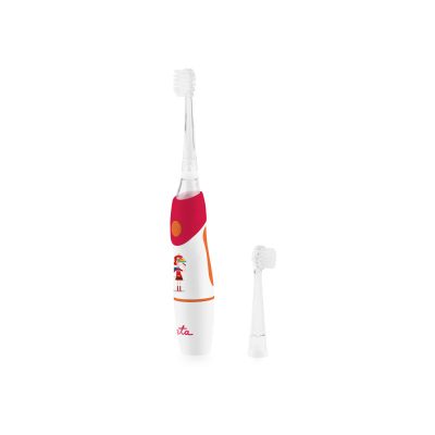 ETA Toothbrush, Sonetic ETA071090030, Battery operated, For kids, Number of brush heads included 2, Number of teeth brushing modes 1, Red/White