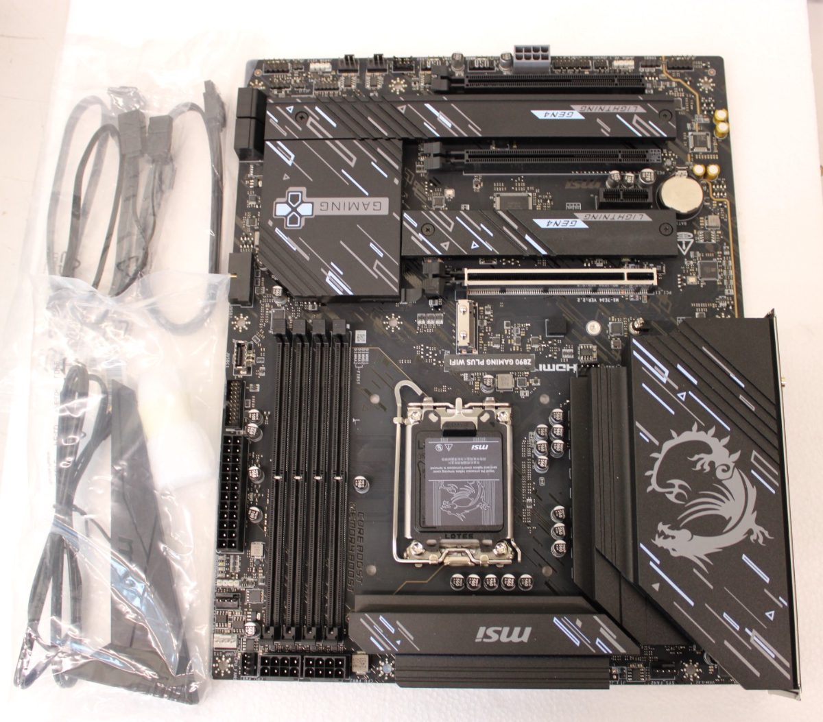 MSI Z890 GAMING PLUS WIFI, Processor family Intel, Processor socket LGA1851, M.2, SATA, Supported hard disk drive interfaces 4, USED, REFURBISHED, WITHOUT  ACCESSORIES, ONLY BACKPANEL INCLUDED
