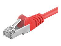 CAT 5e patchcable, F/UTP, red, Red