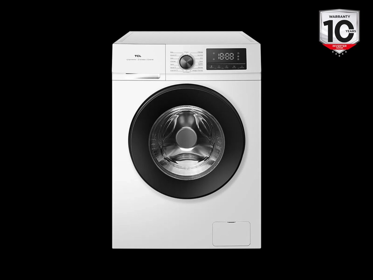 Washing machine, FF1024WA2, Energy efficiency class A-10%, Front loading, Washing capacity 10 kg, 1400 RPM, Depth 61 cm, Width 59.5 cm, Display, LED, Steam function, White
