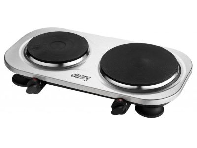 CR 6511, Number of burners/cooking zones 2, Rotary knobs, Electric, Stainless steel