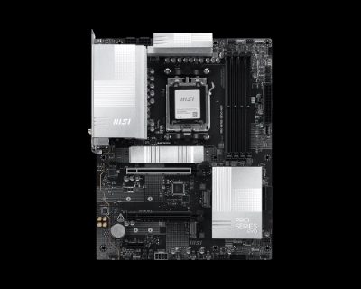 MSI PRO X870E-S EVO WIFI, Processor family AMD, Processor socket AM5, DDR5, Supported hard disk drive interfaces SATA, M.2, Number of SATA connectors 4