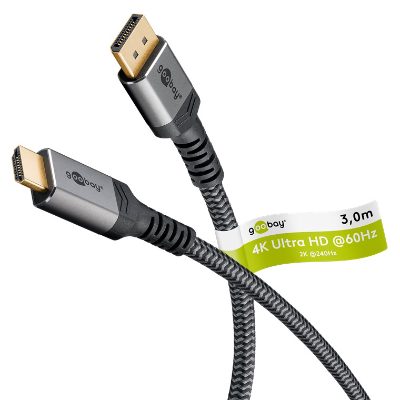 Goobay DisplayPort to HDMI Cable, 65270, 3 m