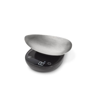 Precision Weighing Scale, FinoCompact, Maximum weight (capacity) 0.5 kg, Graduation 1 g, Display type LED, Black/Stainless Steel