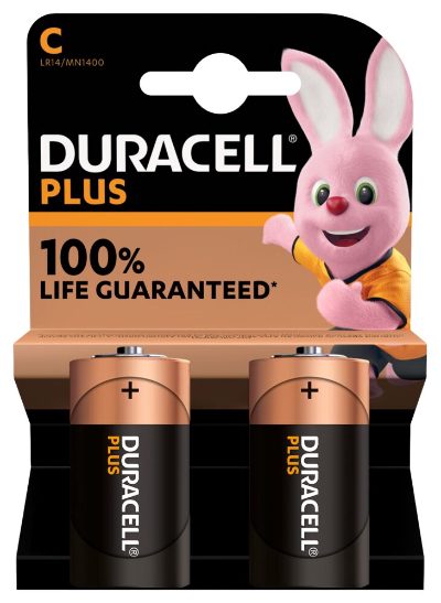 Plus MN1400, C, Alkaline, 2 pc(s)