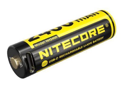 BATTERY RECH. LI-ION AA 1.5V/NH2400 2PCS NITECORE