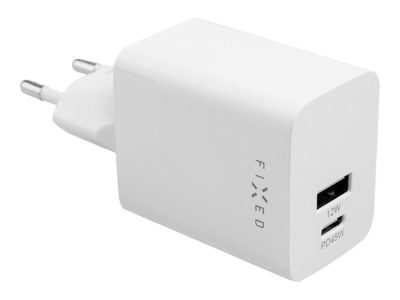 Fixed Mini USB-C/USB Travel Charger 45W, FIXC45M-CU-WH