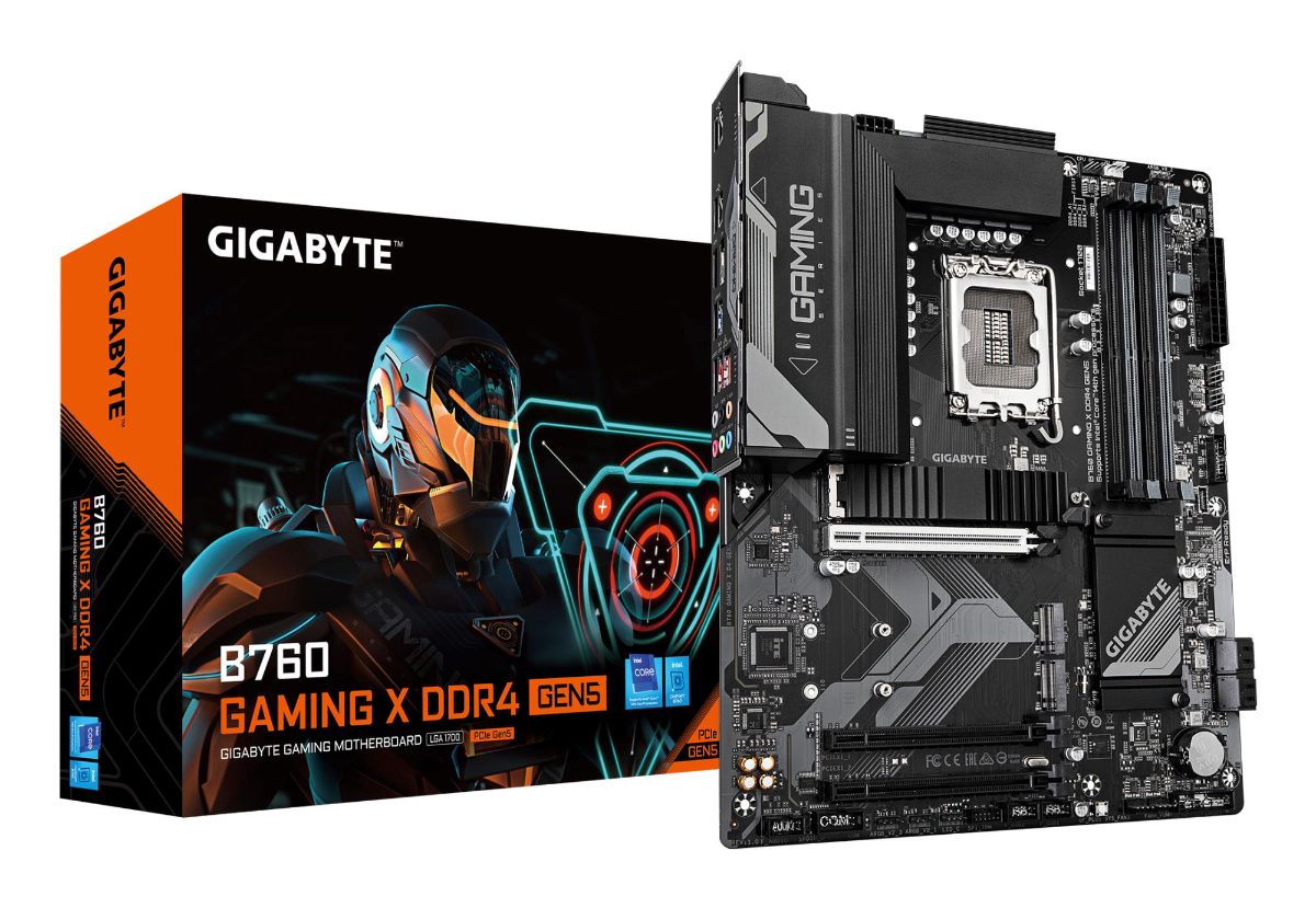 Gigabyte B760 GAMING X DDR4 GEN5, Processor family Intel, Processor socket LGA1700, DDR4, Supported hard disk drive interfaces M.2, SATA, Number of SATA connectors 4