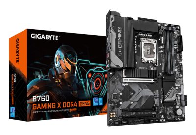 Gigabyte B760 GAMING X DDR4 GEN5, Processor family Intel, Processor socket LGA1700, DDR4, Supported hard disk drive interfaces M.2, SATA, Number of SATA connectors 4