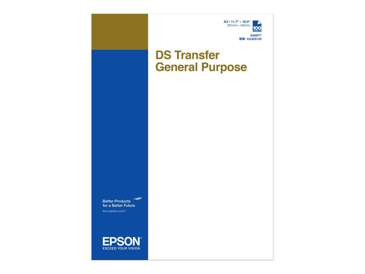 Epson DS Transfer General Purpose 100 Sheets, 87 g/m², A3