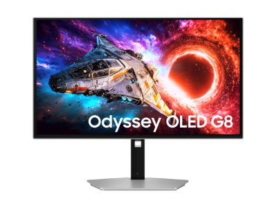 Samsung LS27HG800SUXEN, 27 ", QD-OLED, 16:9, 240 Hz, 0.03 ms, 3840 x 2160 pixels, 250 cd/m², HDMI ports quantity 2, Silver