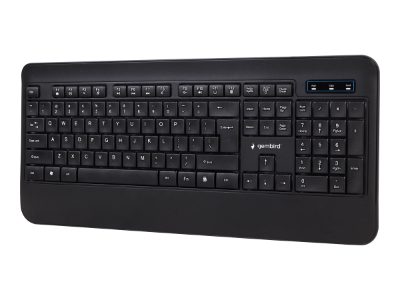 Multimedia Keyboard, KB-UML-03, Multimedia, Wired, US, Black