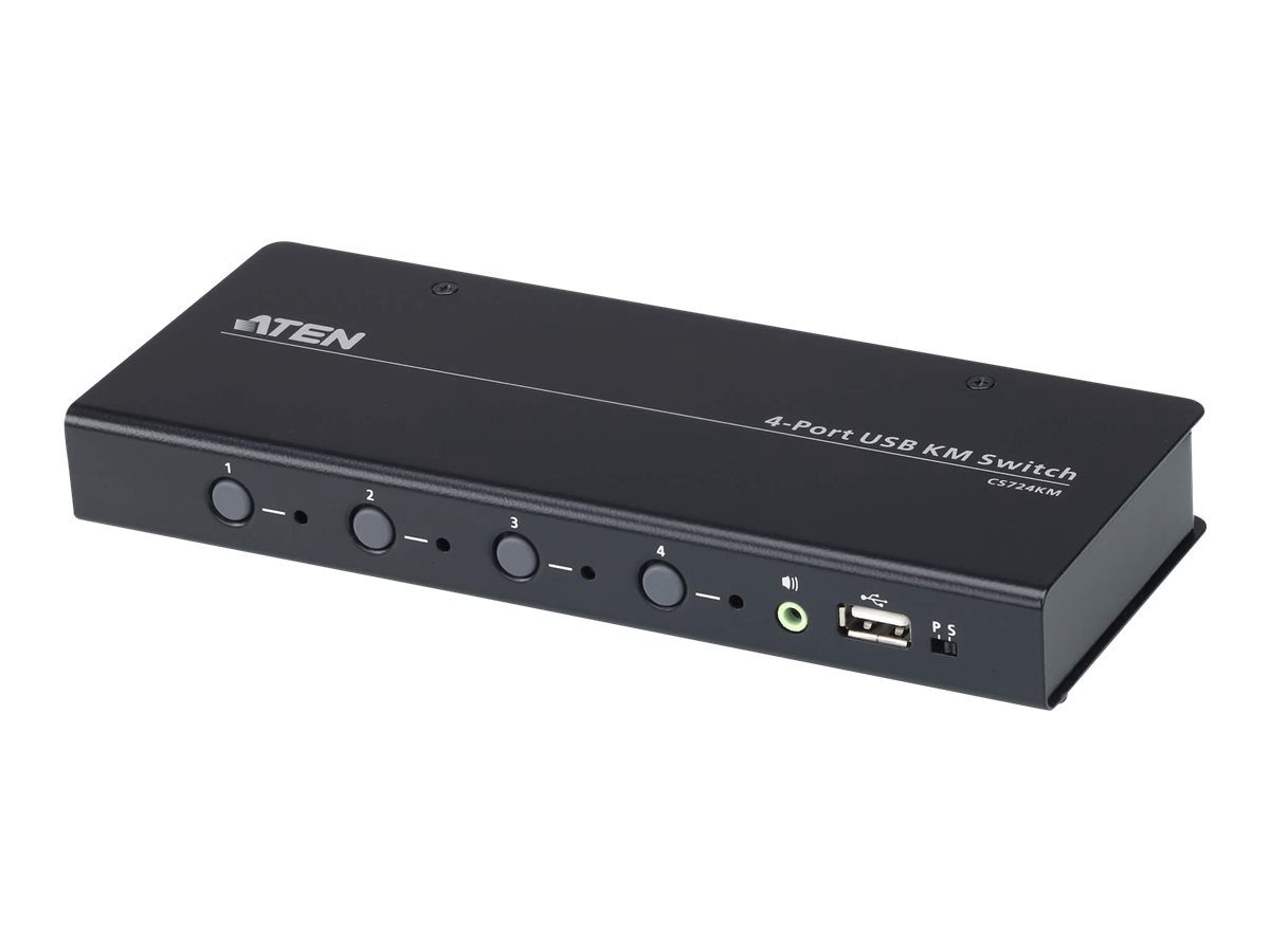 ATEN CS724KM-AT ATEN CS724K 4-port USB Boundless KM Switch (Cables included), Aten