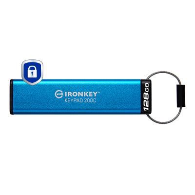 MEMORY DRIVE FLASH USB-C/128GB IKKP200C/128GB KINGSTON