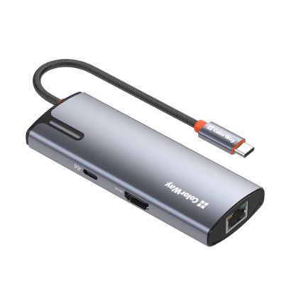 ColorWay 6-in-1 Docking Station, CW-HUB02, 100 W