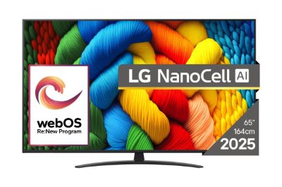 LG 65NANO81A3A, 65, Smart TV, webOS 25, UHD