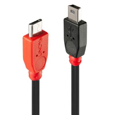 CABLE USB2 MICRO-B TO MINI-B/0.5M 31717 LINDY