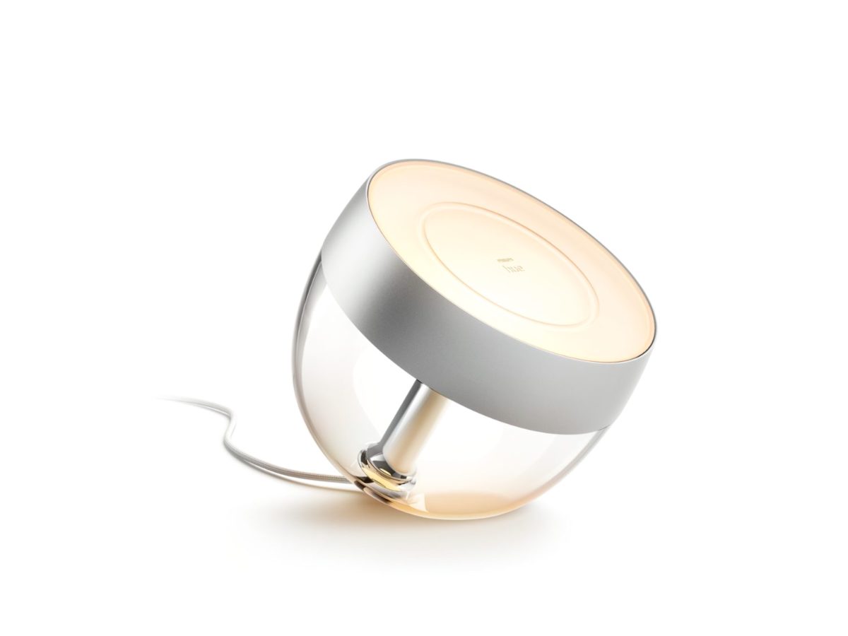 Hue Iris Portable Lamp, Silver Special Edition, Silver, Portable lamp