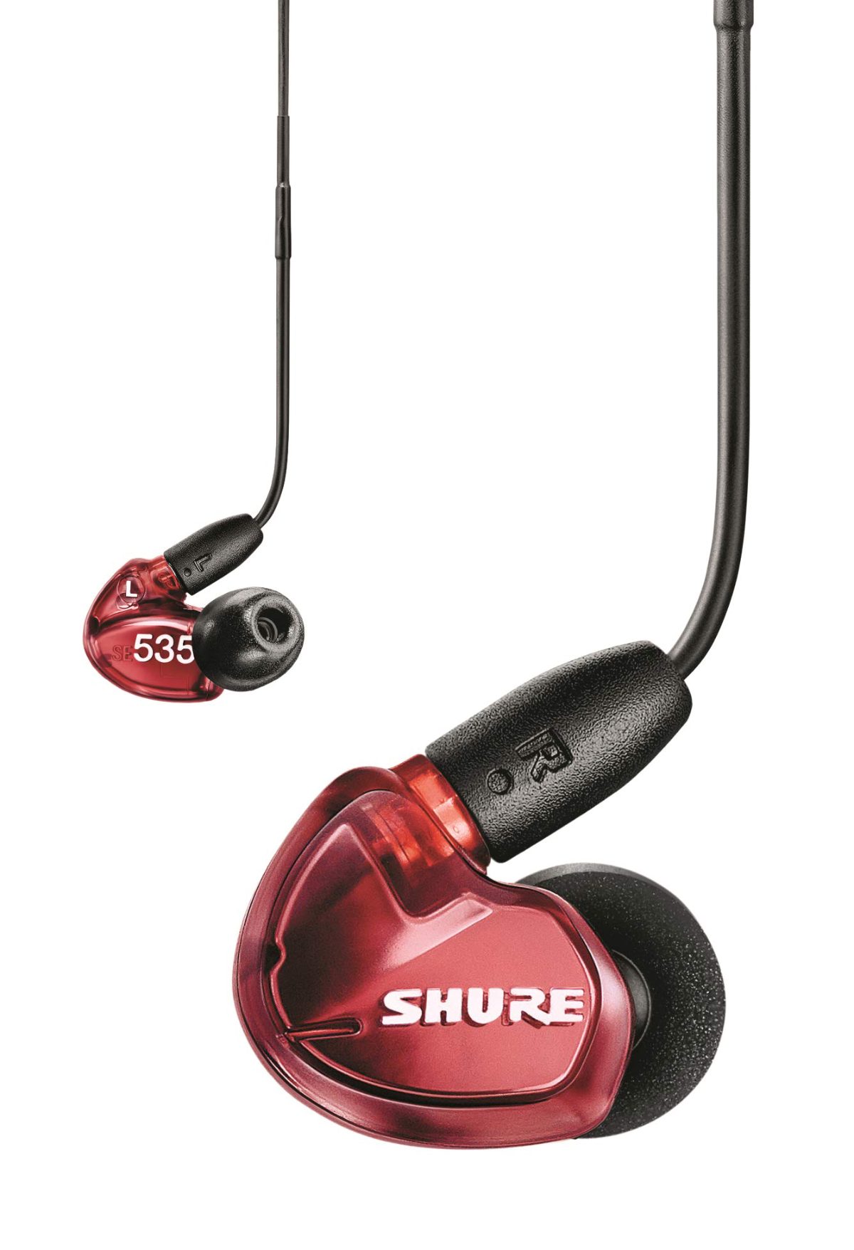 Earphones, SE535, Wired, In-ear, Red