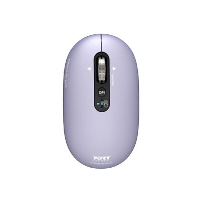 PORT CONNECT Mouse, PURE MAC, Wireless, Bluetooth, Lavender