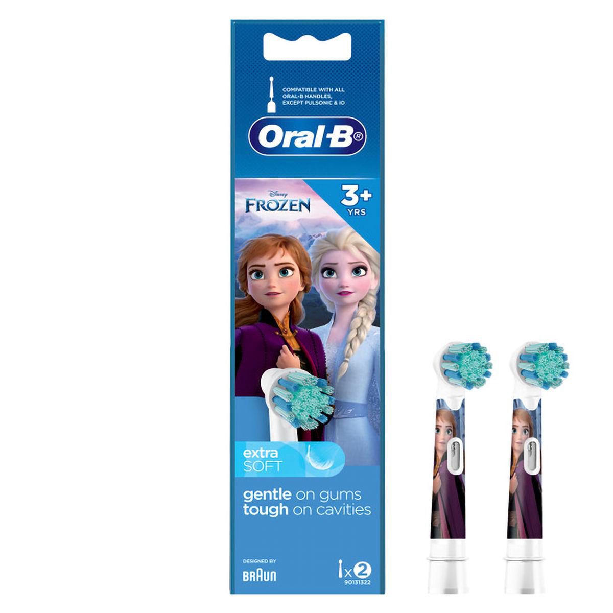 BRAUN el.zobu birstes uzgalis Frozen 3+ (bērnu), 2 gab.