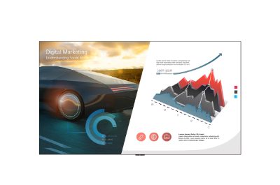 Digital signage, LAEC015-GN2, 136 ", 160 °, 500 cd/m²