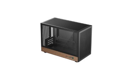 Deepcool Case, CH260 Wood, Black, Micro Tower