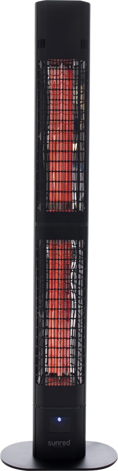 Heater, RD-DARK-3000L, Valencia Dark Lounge, Infrared, 3000 W, Black, IP55