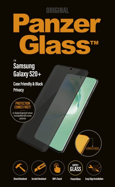 PanzerGlass Samsung Galaxy S20+ CF Black Privacy, PanzerGlass