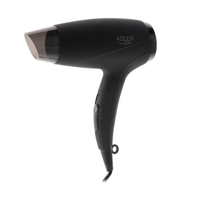 Hair Dryer, AD 2266, 1200 W, Number of temperature settings 2, Black